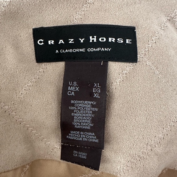 Vintage Faux Suede Stitch Shirt - Picture 3 of 3